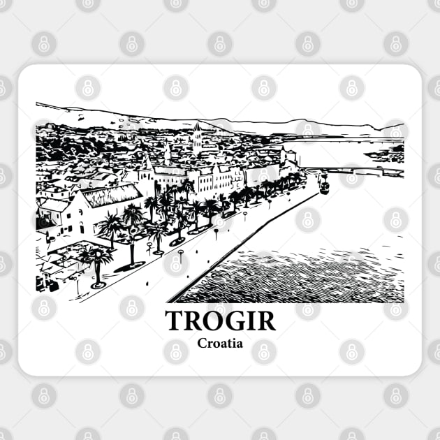 Trogir - Croatia Magnet by Lakeric